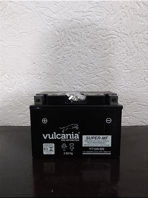 Bateria Vulcania YT12A-BS / Bandit Todas, GSX 650, Hayabusa, Maxsyn 400i, Z1000, Ninja 650
