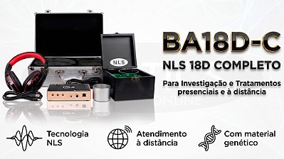 Kit Completo NLS 18D Aura Chakras + Blackbox Analisador de Biorressonância Quântica NLS BA18D-C