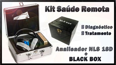 Kit Saúde Remota Analisador Biorressonância NLS 18D + Black Box BA18D