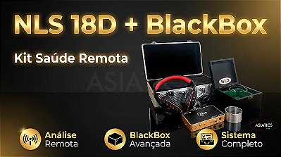 Kit Saúde Remota Analisador de Biorressonância Quântica NLS 18D + Black Box BA18DC