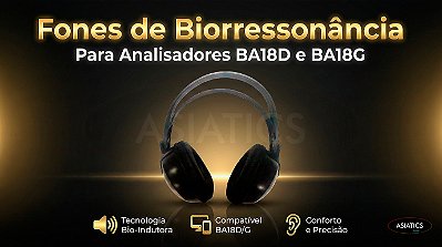 Fone de Cabeça Head Phone Analisador NLS 3d, 9d 12d 18d 17d 25d Hunter 4025