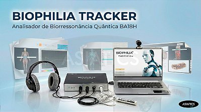 Analisador de Biorressonância Quântica NLS Biofilia Tracker x5 4D-Torsion BA18H