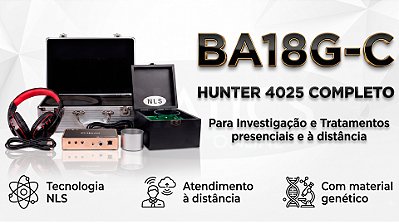 Kit Completo Hunter 4025 + Blackbox Analisador de Biorressonância Quântica NLS BA18G-C