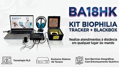 Kit Aparelho de Biorressonância Quântica à Distância Biophilia BA18HK