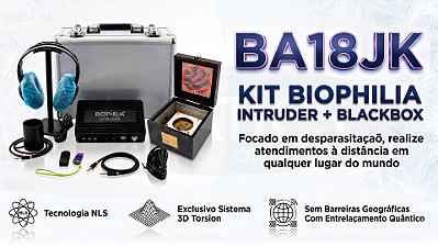 Kit Biophilia Intruder + Blackbox Analisador de Biorressonância Quântica NLS BA18JK
