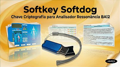 Chave Criptografia Softkey Softdog para Analisador Ressonância BA12-A