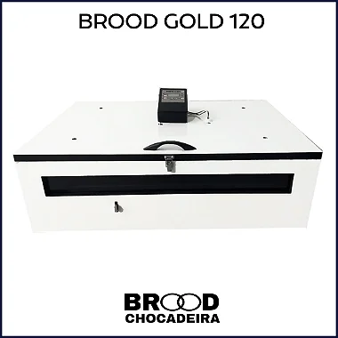 Chocadeira Brood GOLD 120 ovos - (Rancho Souza Alves)