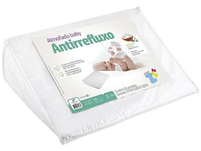 Almofada Baby Antirrefluxo Pequena Fibrasca 58x37cm