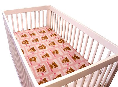 Manta Soft Bebe Menina Rosa Pelúcia 80x110cm Camesa