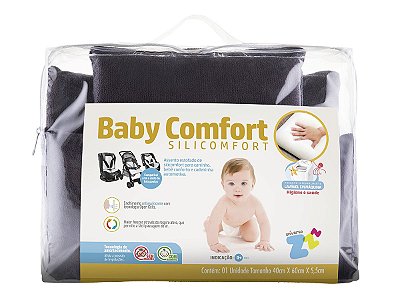 Assento para Carrinho de Bebê Bebe Conforto Cadeirinha Carro SiliComfort Lavável Fibrasca Grafite