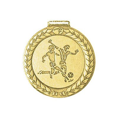 Kit c/ 10 Medalha Esportiva de Futebol 67mm