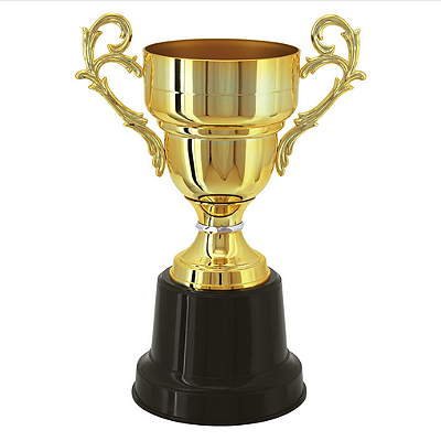 Troféu Taça 45cm Dourada Vitoria