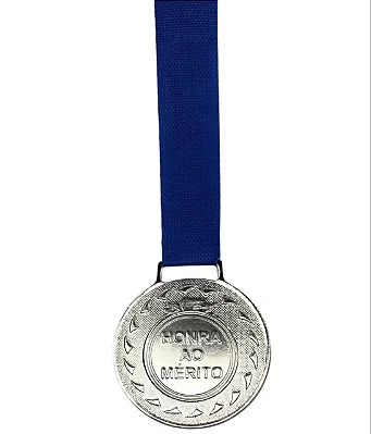 Medalha prata 43mm Crespar