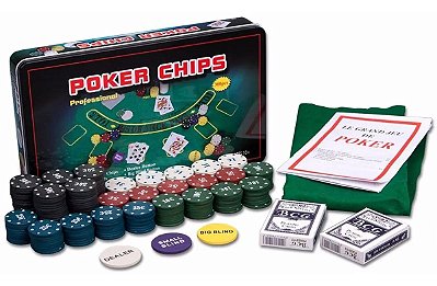 Jogo de Poker 300 Fichas Profissional