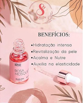 SÉRUM FACIAL ROSA MOSQUETA SUELEN MAKEUP 30ml