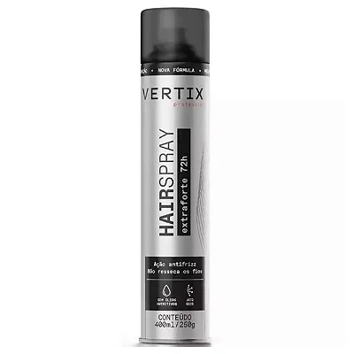 Spray Fixador Extra Forte 72h Vertix 400ml