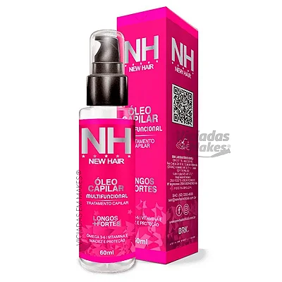 Óleo Capilar Multifuncional New Hair 60ml