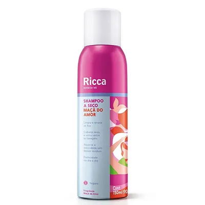 Shampoo a Seco Maçã do Amor Ricca 150ml