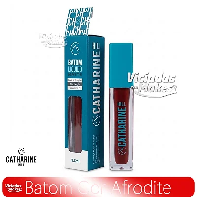 Batom Líquido Matte Cor Afrodite Catharine Hill