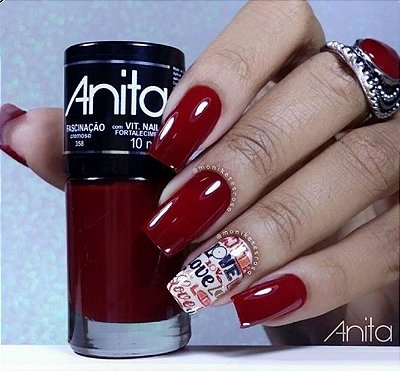 ESMALTE ANITA VEGANO COR FASCINAÇÃO