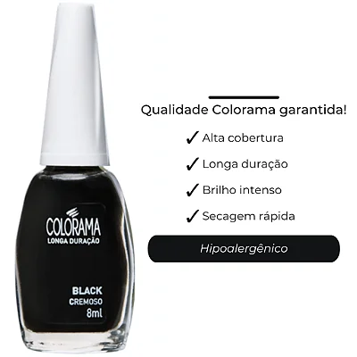 Esmalte Colorama Black