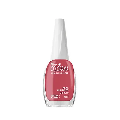 Esmalte Cremoso Rosa Queimado Colorama 8ml