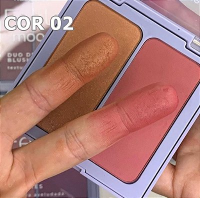 DUO DE BLUSH RUBY ROSE FEELS MOOD COR 02