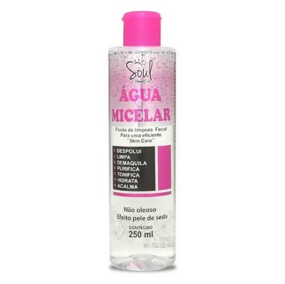 Água Micelar Soul Não Oleoso 250ml