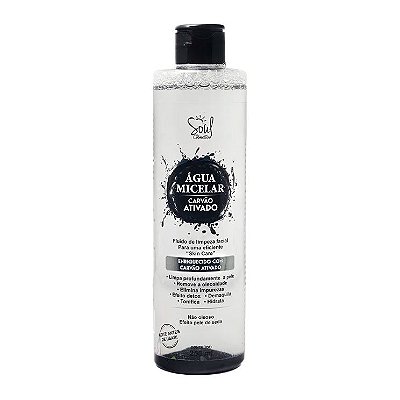 Água Micelar Soul Carvão Ativado 250ml