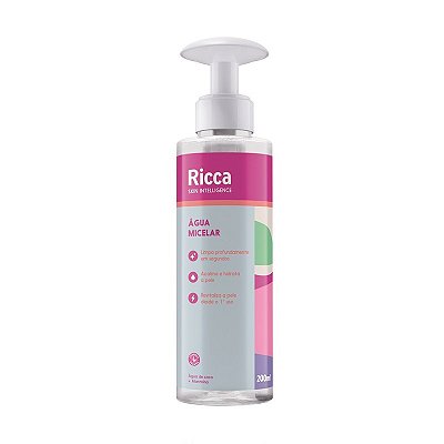 ÁGUA MICELAR RICCA SKIN INTELIGENTE 200ml