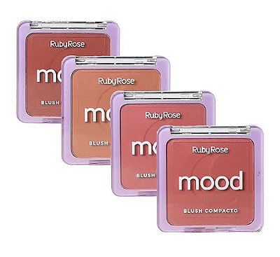 BLUSH COMPACTO RUBY ROSE FEELS MOOD