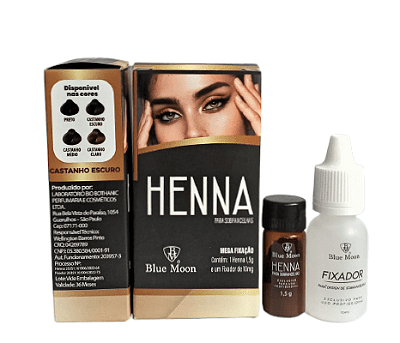HENNA BLUE MOON CASTANHO ESCURO 1,5g