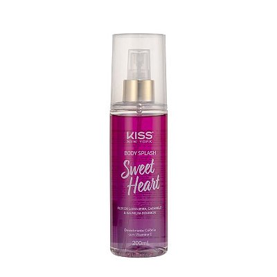 BODY SPLASH FLOR DE LARANJEIRA E BAUNILHA BOURBON KISS NEW YORK 200ml