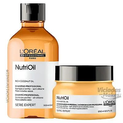 Kit Loreal Nutri Oil Shampoo e Máscara