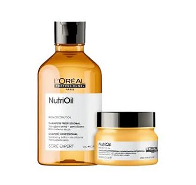 KIT LOREAL NUTRI OIL SHAMPOO E MÁSCARA