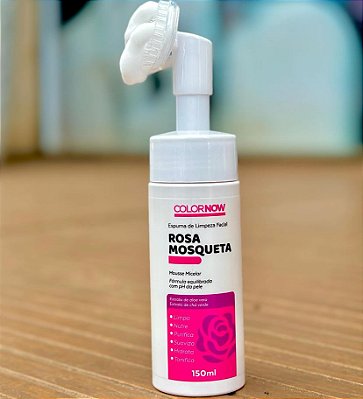 ESPUMA DE LIMPEZA FACIAL ROSA MOSQUETA COLORNOW 150ml