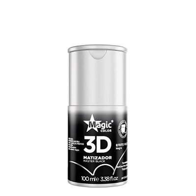 MATIZADOR 3D MASTER BLACK PRETO MAGIC COLOR 100ml