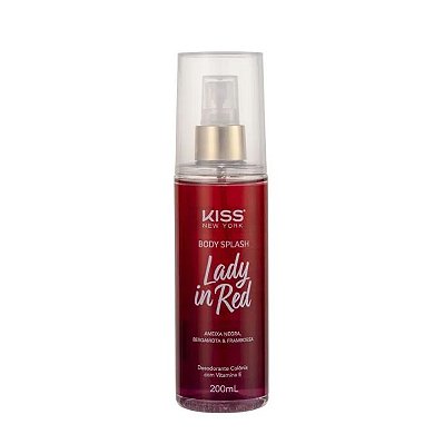 BODY SPLASH LADY IN RED KISS NEW YORK 200ml