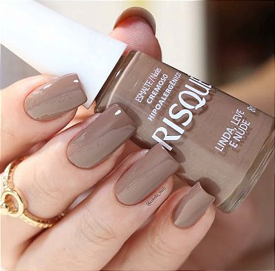 ESMALTE LINDA, LEVE E NUDE RISQUE