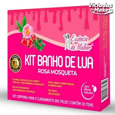 Kit Banho de Lua Mosqueta Essência da Mulher