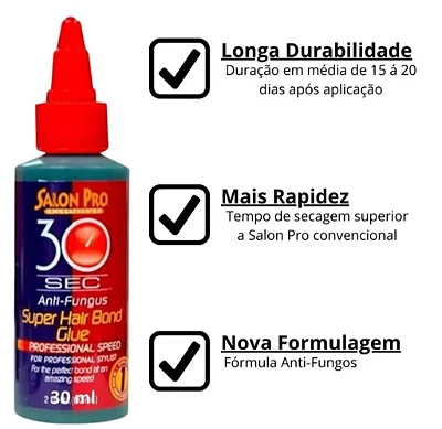 Cola para Tufinho Hair Bonding Glue Salon Pro 60ml