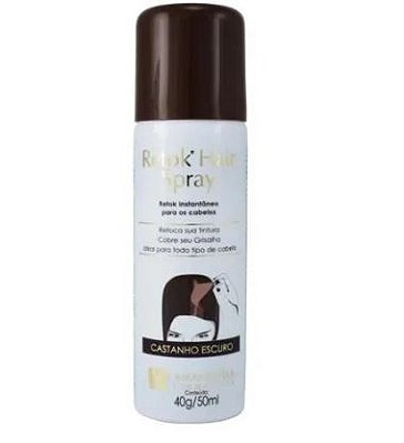 RETOK HAIR SPRAY CASTANHO ESCURO 50ml