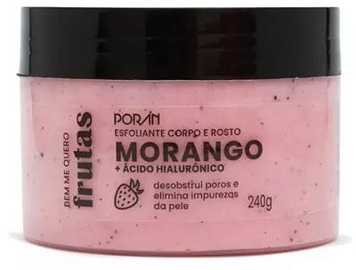 ESFOLIANTE ROSTO E CORPO PORÁN MORANGO 240g