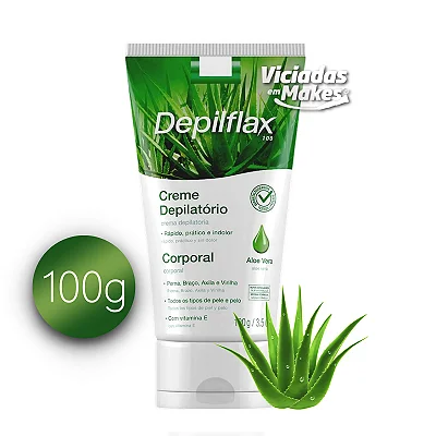 Creme Depilatório Corporal Aloe Vera Depilflax 100g