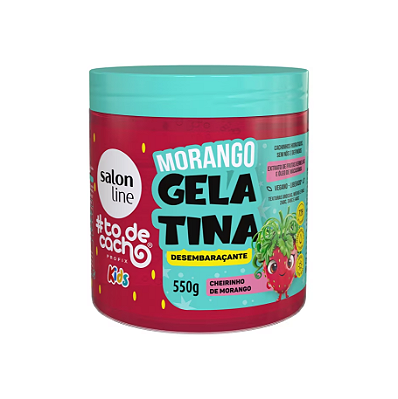 GELATINA DESEMBARAÇANTE MORANGO SALON LINE