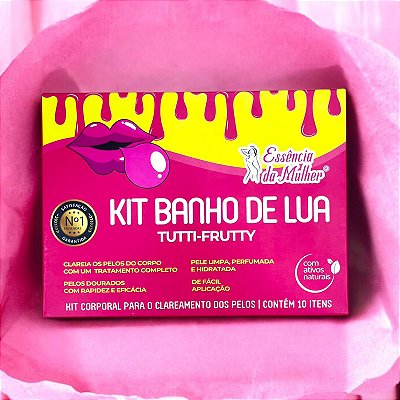 KIT BANHO DE LUA TUTTI-FRUTTY ESSÊNCIA DA MULHER