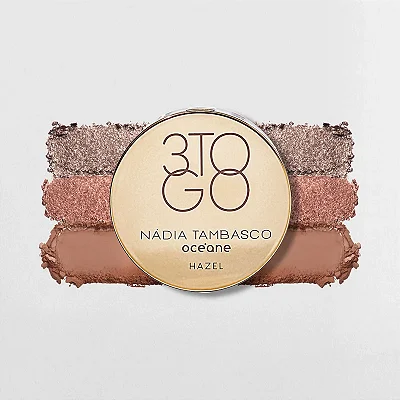TRIO DE SOMBRAS NÁDIA TAMBASCO BY OCÉANE - 3 TO GO PALETA HAZEL