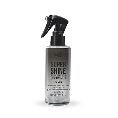 FINALIZADOR SUPER SHINE SILVER ILUMINADOR PERFUMADO 120ML WIDI CARE