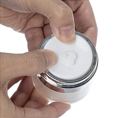 FRASCO PUMP BRANCO PARA CREME