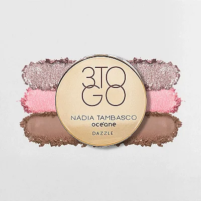 TRIO DE SOMBRAS NÁDIA TAMBASCO BY OCÉANE - 3 TO GO PALETA DAZZLE